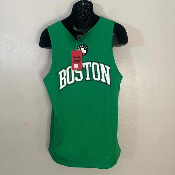 Boston Celtics Thick Logo Mesh Tank Top Large New with tags Made by Ultragame - Picture 3 of 4